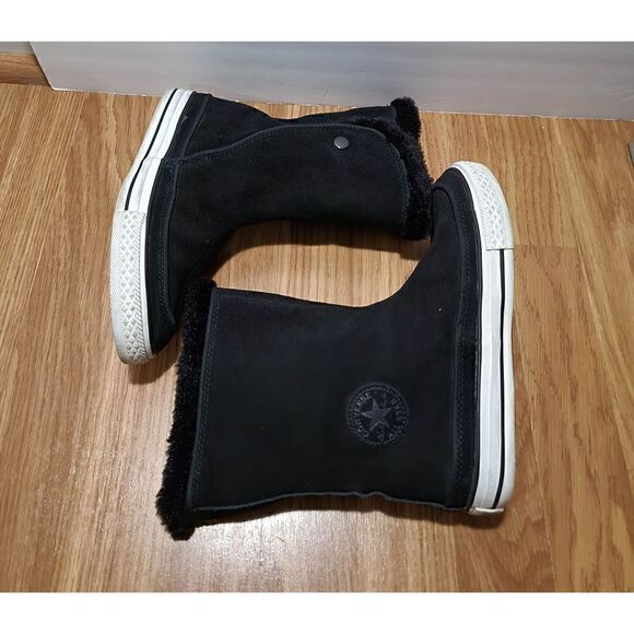 Converse Chunk Taylor Fur Winter Boots 6 - Picture 4 of 9